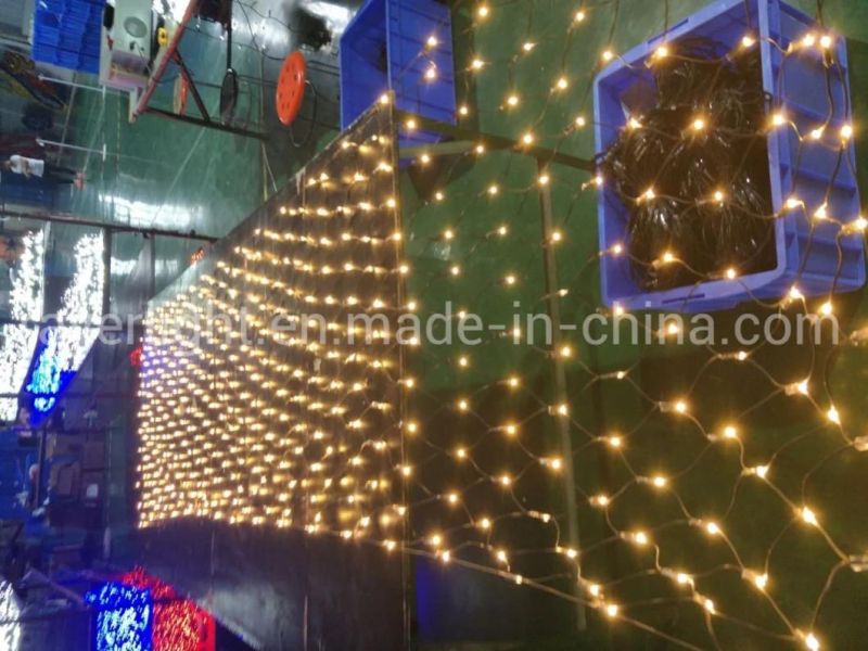 Christmas Festival Decoration Customized Triangle LED Mesh Net Light