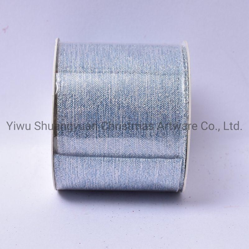 Christmas Ribbon Decor for Holiday Wedding Party Decoration Supplies Hook Ornament Craft Gifts