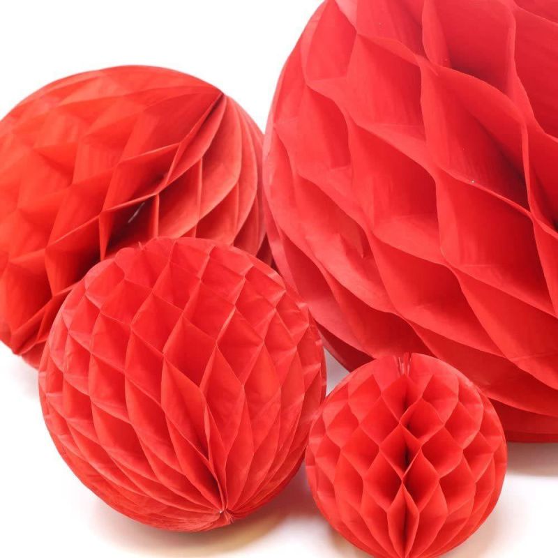 Party Hanging Round Paper Honeycomb Ball for Party Decoration