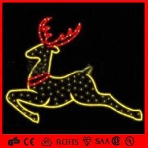 Best Selling LED Outdoor Christmas 2D Motif Light Reindeer