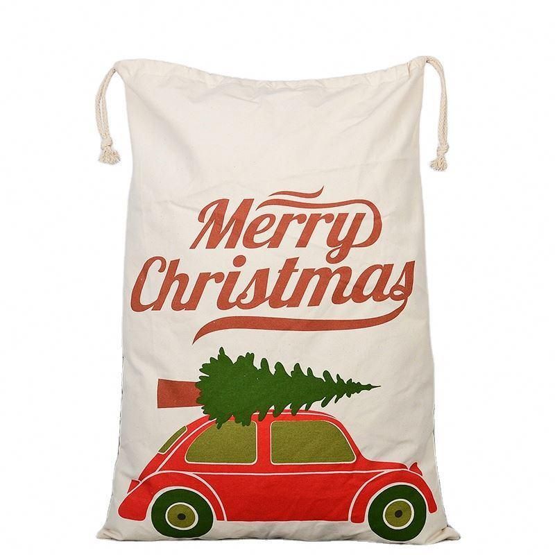 Large Cartoon Pattern Gift Package Christmas Santa Sack Bag