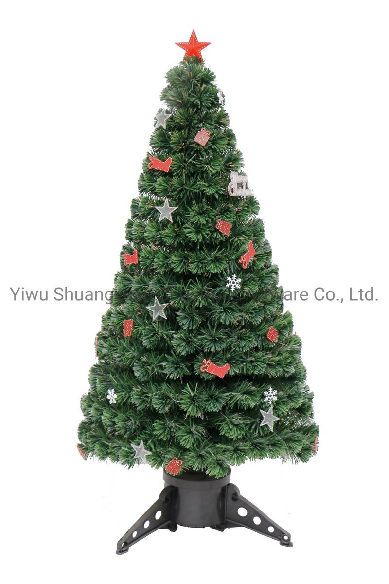 45-300cm Christmas Fiber Tree for Holiday Wedding Party Decoration Supplies Hook Ornament Craft Gifts