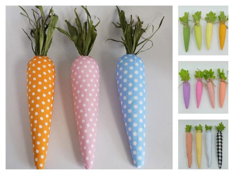 Factory Supplies Customized Ornaments Home Decor Easter Carrots Decoration