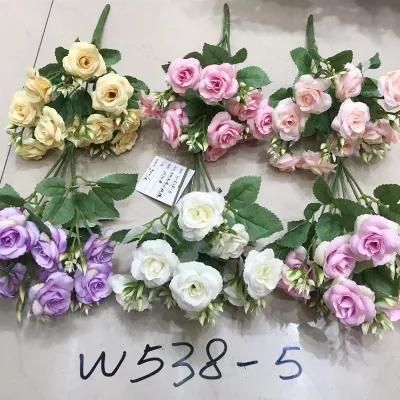 Floral Wall Rose Head Simulation Artificial Flower