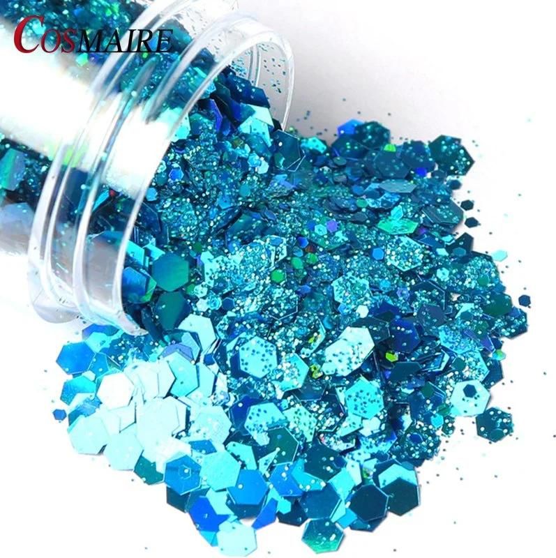 Bulk Laser Mix Glitter Powder Body Glitter Chunky Glitter