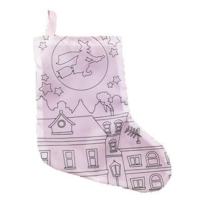 Cheap 18inch Thick Sublimation Christmas Stocking