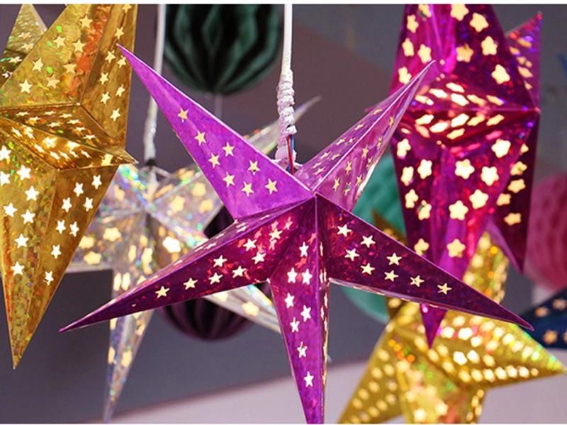 Blue Star Christmas Decorations