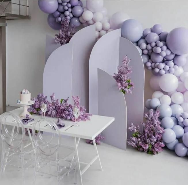 6 Piece Acrylic Backdrop Board Bridal Wedding Birthday Party Props New Trendy Decor