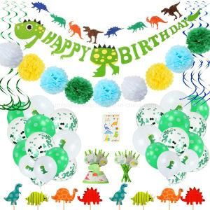 Umiss Paper Perfect Dinosaur Set, Birthdays, Kids Party, Fiestas, Weddings and Holiday Decorations Factory OEM