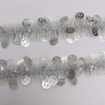 Factory ODM Silver 2m Christmas Pet Tinsel