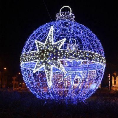 Top Sale Lighted Large Outdoor Christmas 3D LED Balls