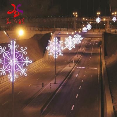 LED National Decoration 2D Pole Motif Light