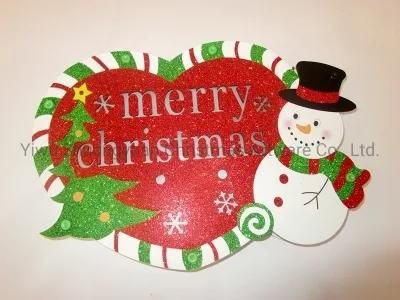 Christmas LED Paper Board for Holiday Wedding Party Decoration Supplies Hook Ornament Craft Gifts