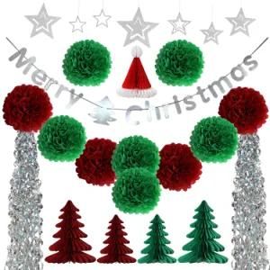 Umiss Paper Christmas Party Suppliers Paper Bunting Paper Ball