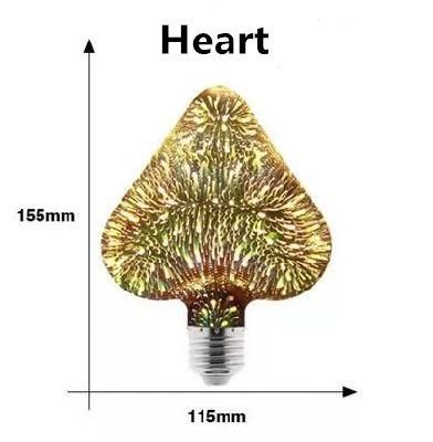 3D Firework LED Decorative Lamp Christmas Light Bulb