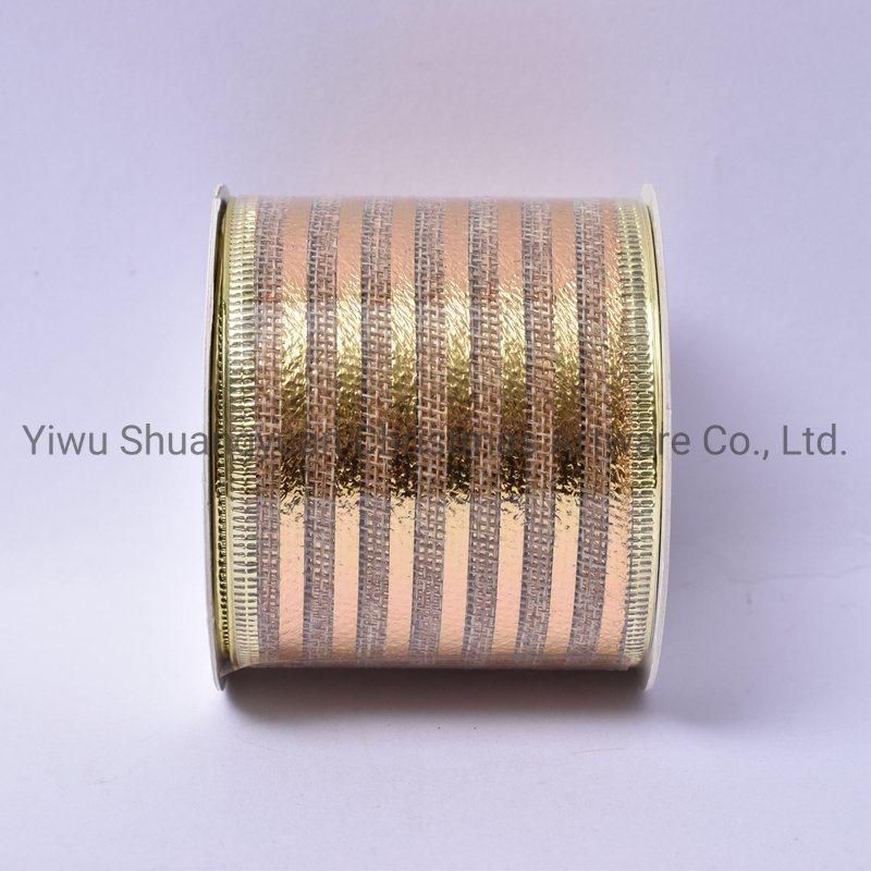 Christmas Ribbon Decor for Holiday Wedding Party Decoration Supplies Hook Ornament Craft Gifts