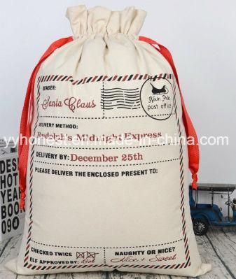 Wholesale Good Promotional Personalised Santa Christmas Sack