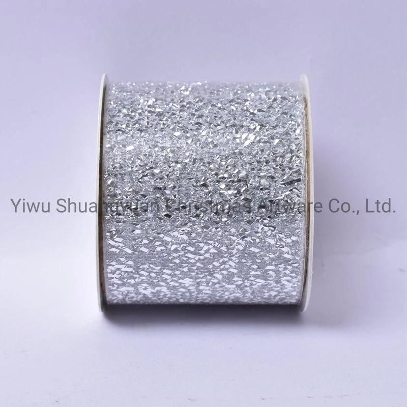 Christmas Ribbon Decor for Holiday Wedding Party Decoration Supplies Hook Ornament Craft Gifts