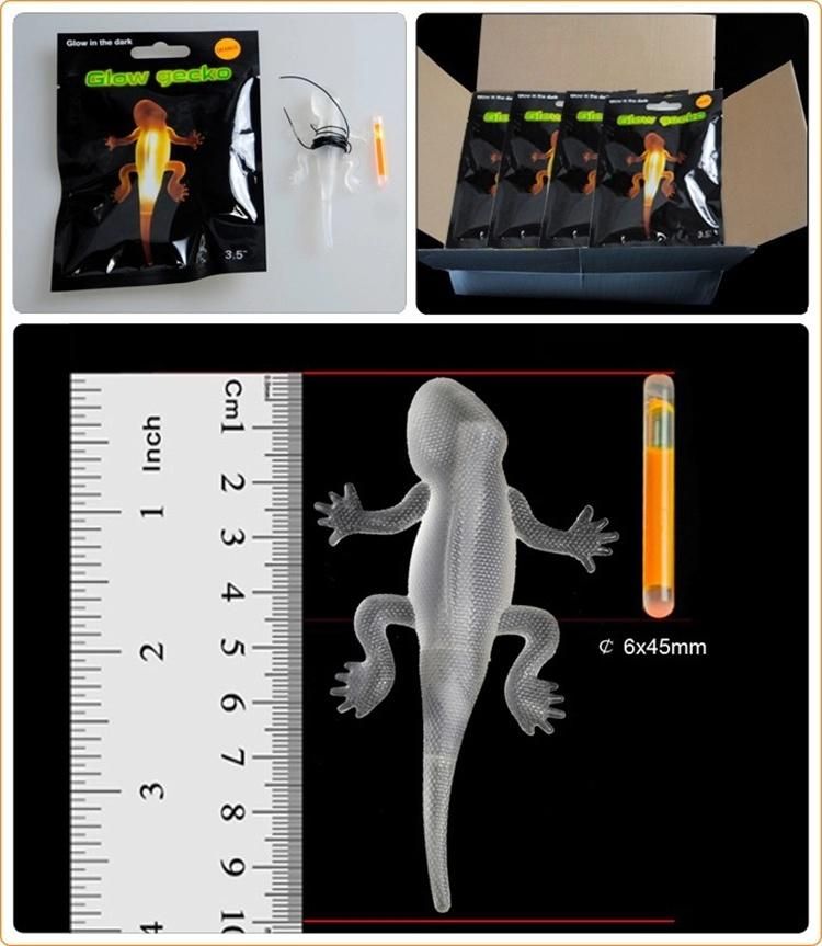 Wholesale Glow Gecko Glowing Animals in The Dark Halloween Party Decoration Gift Glow Stick