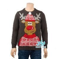 LED Light Flashing Knit Chritmas Accessory Adult Wear Custom