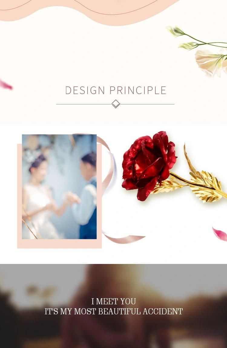 24K Colorful Rose Artificial Flower Unique Gifts Valentine′s Day Thanksgiving Mother′s Day Girl′s Birthday, Best Gifts for Her for Girlfriend Wife Women