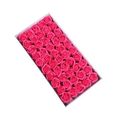 High Quality Wholesale Custom 50PCS Roses Paper Soap Natural Handmade Organic Soaps Gift Soap