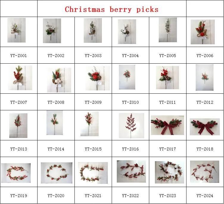 Ytcf095 2022 Popular Type Christmas Poinsettia Flowers with Factory Price
