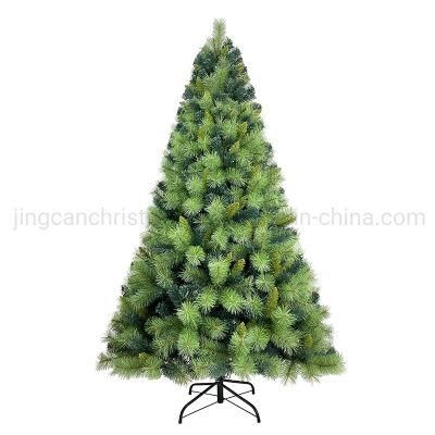 210cm Artificial Pine Needle Mixed PVC Hanged Christmas Tree