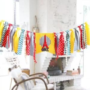 Baby&prime; S 1st Birthday Party Decoration String Flags One Garland