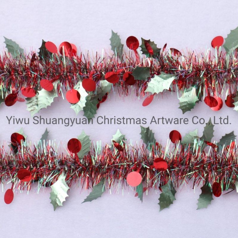 Newest Christmas Decoration Colored Christmas Tinsel Shredded Tinsel