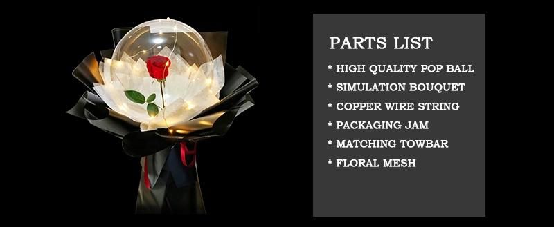 Party Supplies Event Decor Glitter Flower Globos Gift Silk Artificial Flowers Balloons