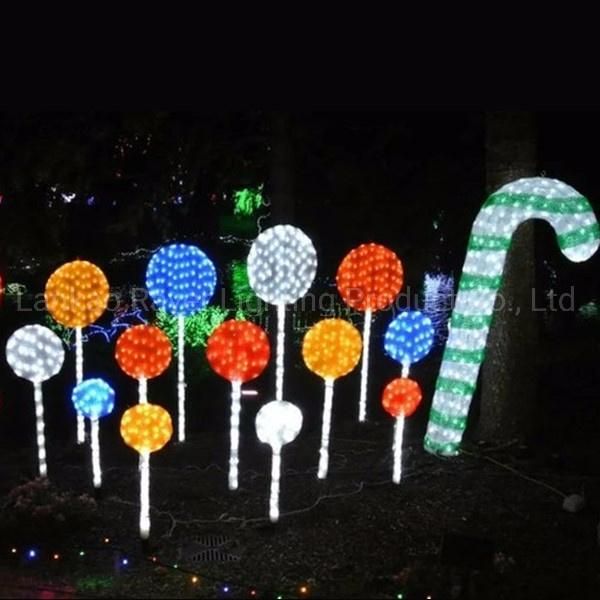 LED Outdoor Christmas Decoration Ribbon Lights for Shopping Mall