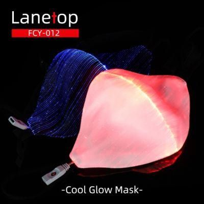 Glow in The Dark Mouth Mask, Rechargeable Mask for Club, Party, Cosplay, Halloween, Festival, Christmas