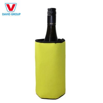 Nylon Wine Cooler Sleeve Champagne Chill Bottle Gel Cooler Sleeve for Barware