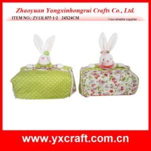 Easter Decoration (ZY13L877-1-2 24X24CM) Easter Home Decoration Tissue Packaging Box