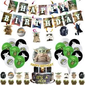 Amazon&prime;s Birthday Party Decoration Banner Judas Star Wars Spiral Strip Party Supplies