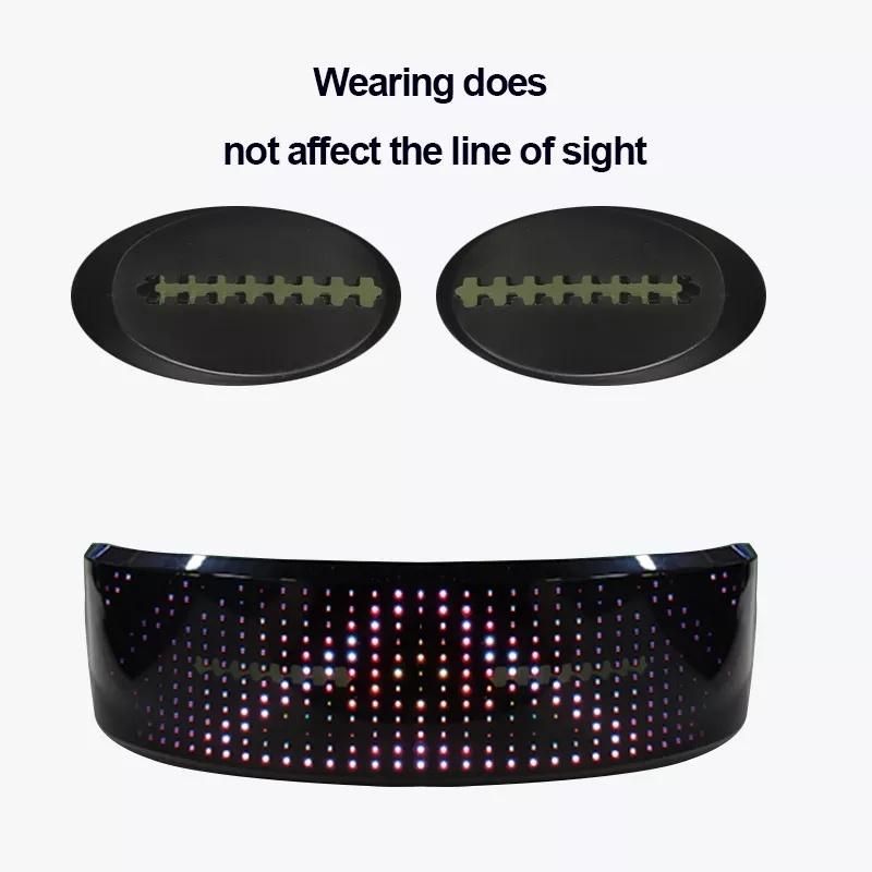 APP Control Bluetooth LED Glasses Unisex Shining Glasses for Party