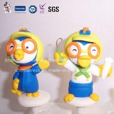 Pororo Series Cartoon Polymer Clay Cake Decoration