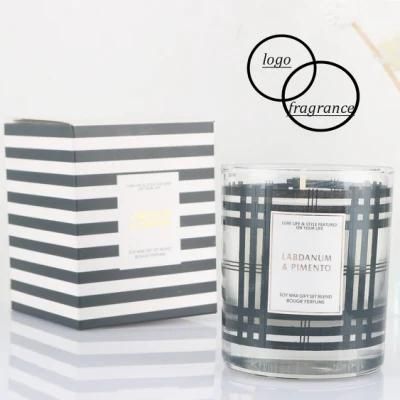 Labdanum&Pimento Scented Soya Wax Candle in Customized Box