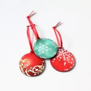 Cheap Heat Transfer Printed MDF Christmas Ornaments Wholesale