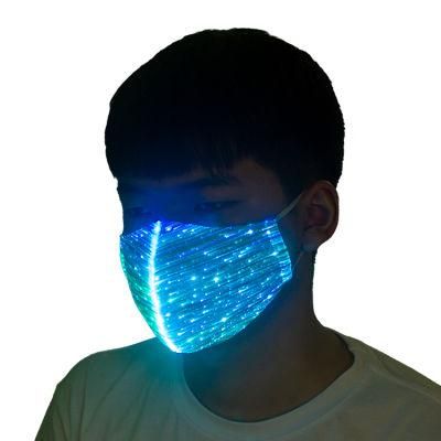Promotional Gift LED Multi-Color Light up Mask Party Mask