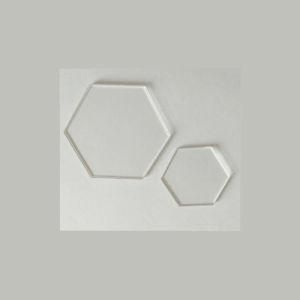 Custom Hexagon Acrylic Block Clear Perspex Block Display