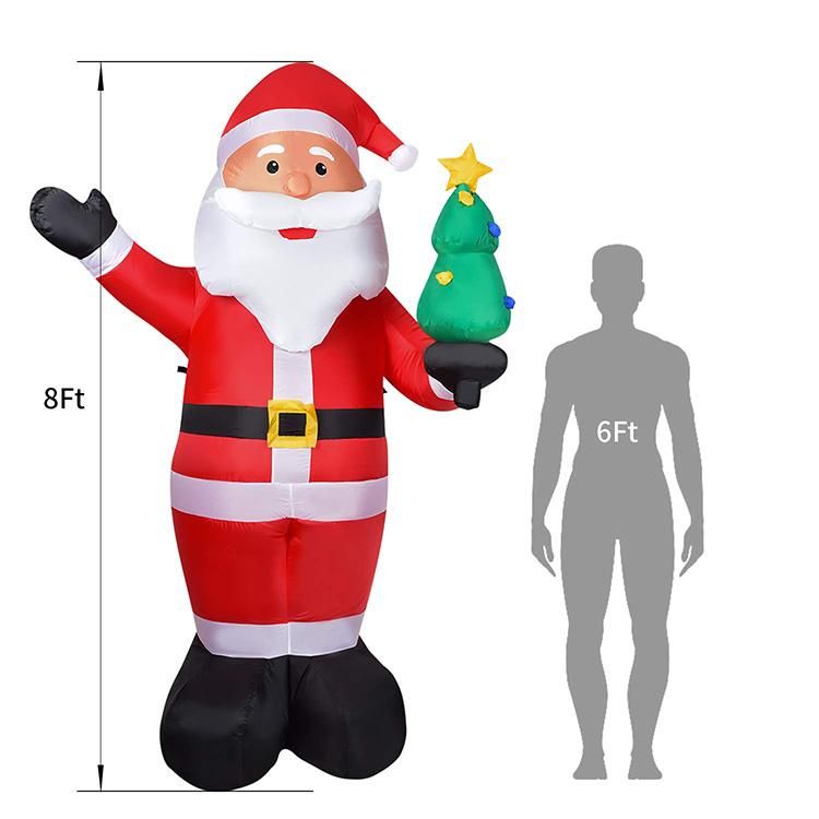 Hot Sale Christmas Decoration Inflatable Santa Claus Santa Christmas Ornaments