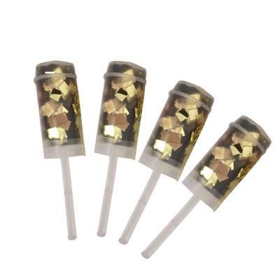 Confetti Spray Handheld Push Pops Mini Party Popper Eco-Friendly Wedding Favors New Arrival High Quality Party Confetti
