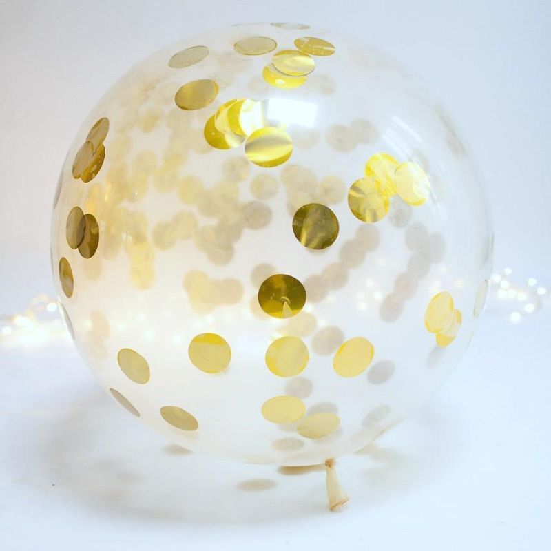 Metallic Confetti Foil Confetti Balloon Colored Throwing Metallic Confetti