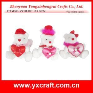 Valentine Decoration (ZY13L907-1-2-3) Valentine White Teddy Polar Bear Gift Items