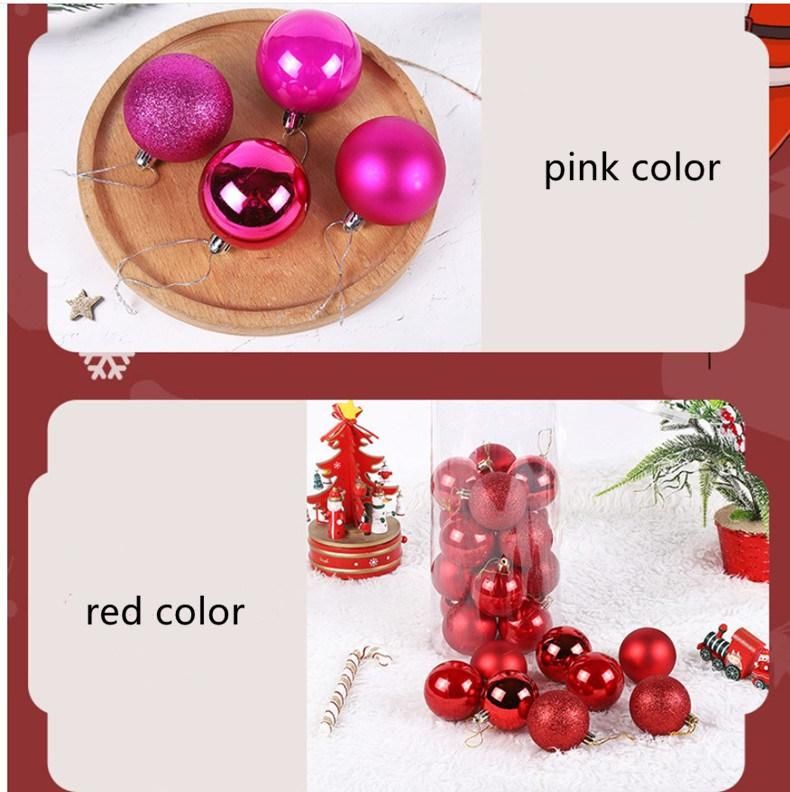 Cheap Price High Quality OEM Christmas Decorations Shine Glitter Ball Xmas Baubles for Christmas Decorates