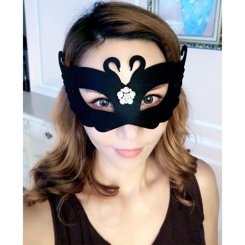 Lady Sexy Elegant Felt Eye Face Mask Bar Masquerade Mistery Festival Dress Face Sexy Mask