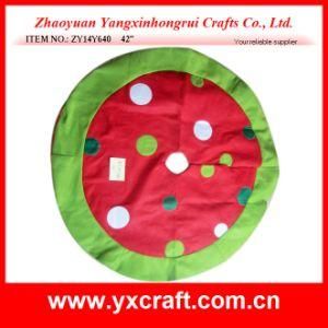 Christmas Decoration (ZY14Y640 42&prime;&prime;) Christmas Tree Skirt Decoration Custom Skirt
