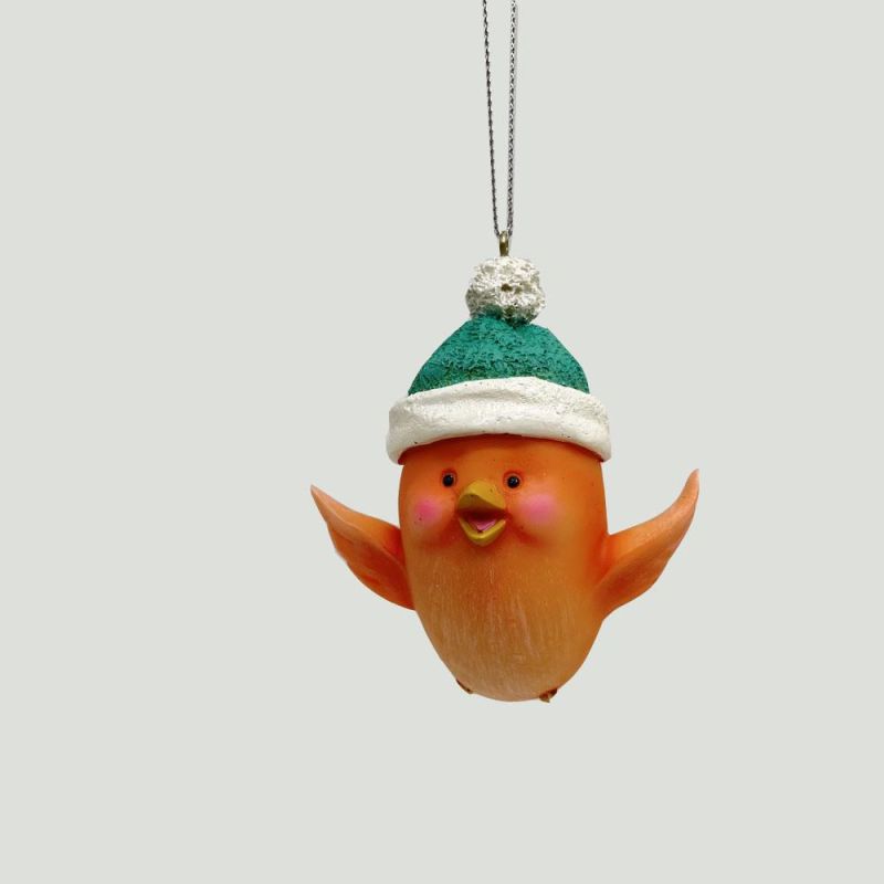 Christmas Tree Ornaments Hanging Winter Bird